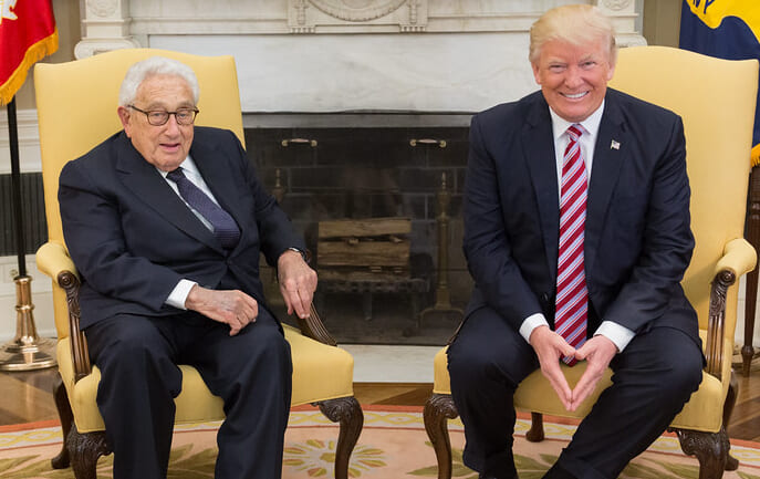 President Trump Meets with Henry Kissinger