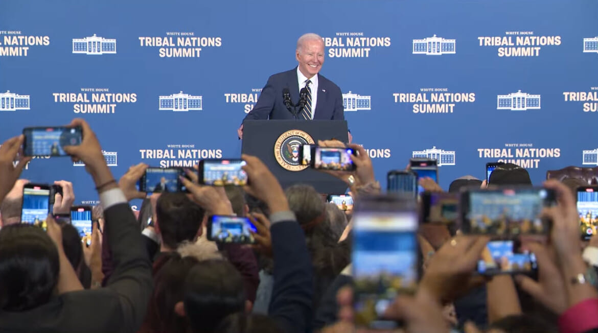 Biden-Touts-Record-Investments in Tribal Nations at White House Summit