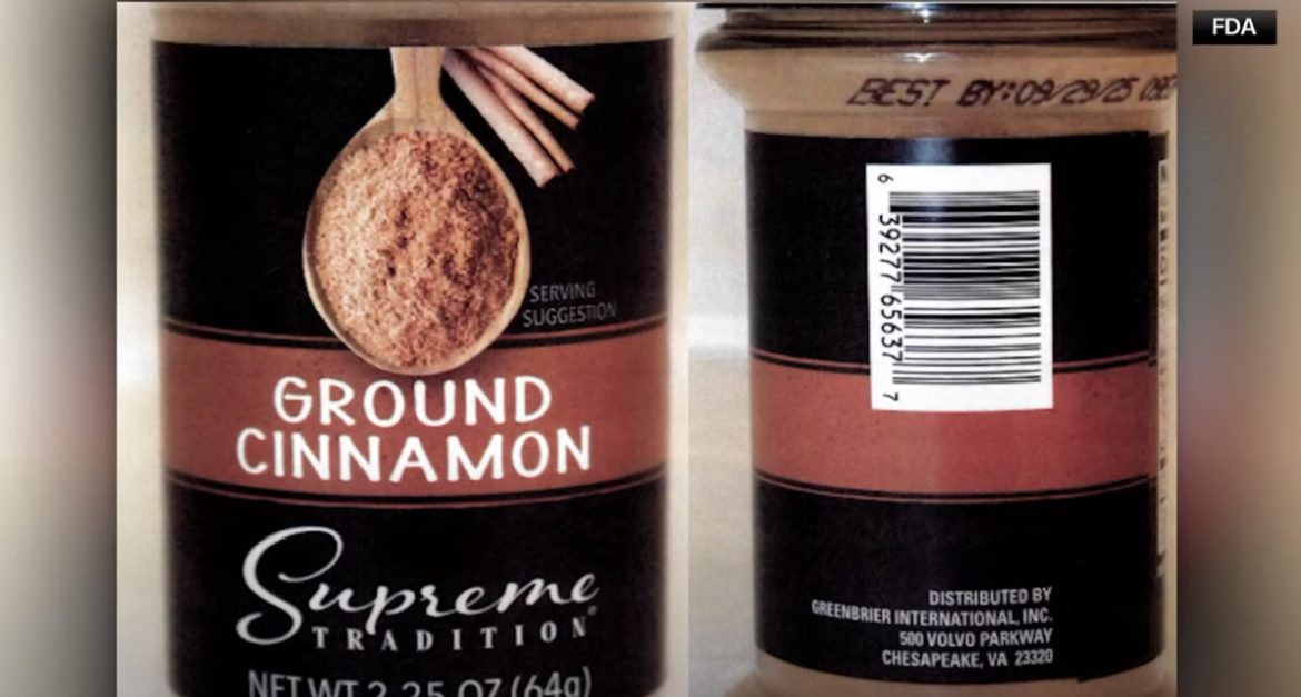 Consumer Advisory: Recall Issued for Ground Cinnamon Products Due to Elevated Lead Levels