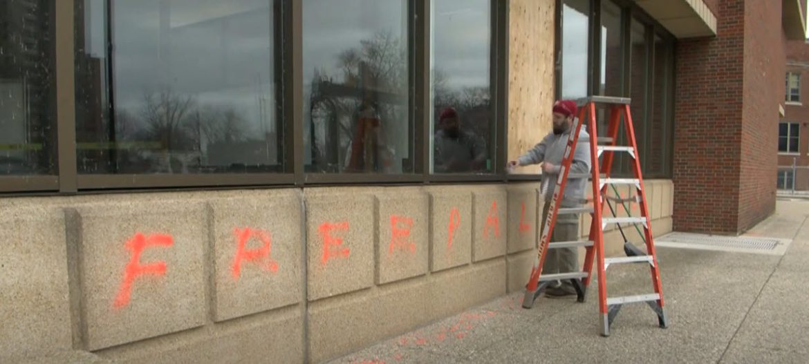 Police Investigate Pro-Palestinian Vandalism Incident at UWM's Meir Library