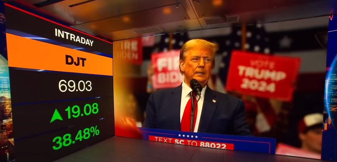 Trump Media & Technology Group's Stock Skyrockets 50% on Nasdaq Debut