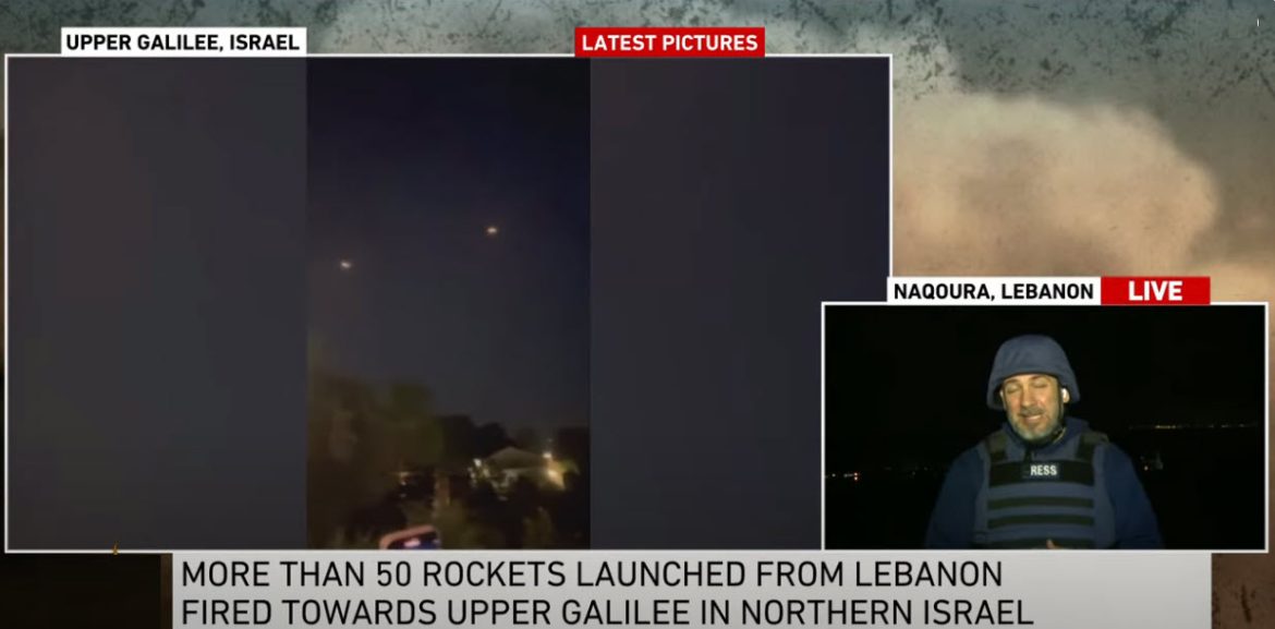Northern Israel Rocket Attack: Tensions Rise as Dozens of Rockets Launched from Southern Lebanon
