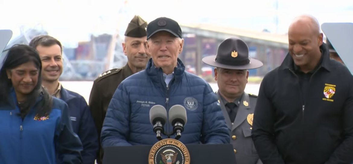 President Biden Visits Site of Baltimore Bridge Collapse