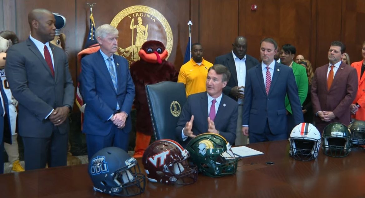 Virginia Governor Signs Law Allowing Schools to Pay Athletes for NIL Rights