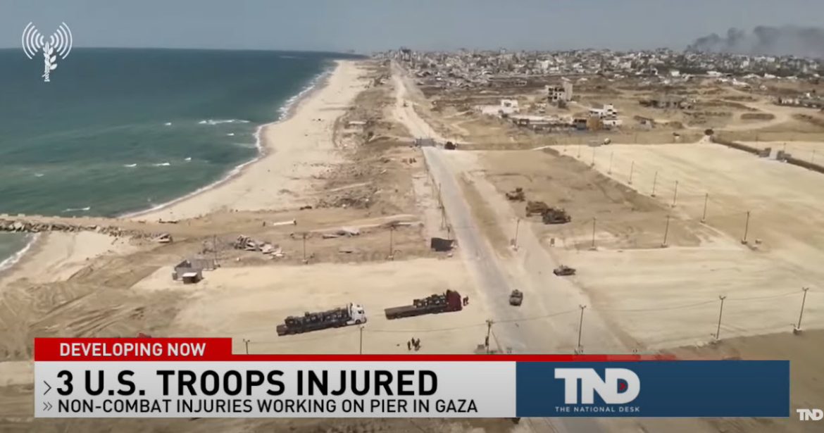 Three U.S. Soldiers Injured After Humanitarian Aid Mission on Gaza Pier