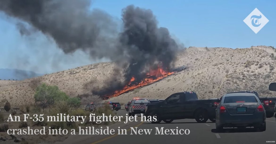 F-35 Fighter Jet Crashes in New Mexico En Route to Southern California