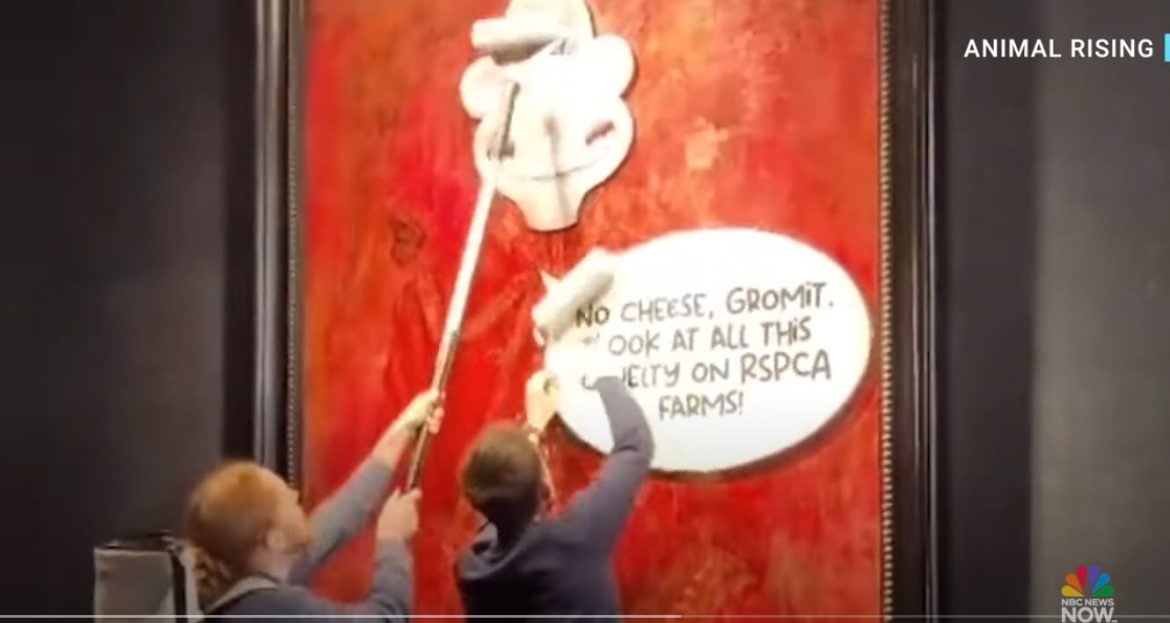 Animal Rights Group Attempts to Deface King Charles' First Official Portrait