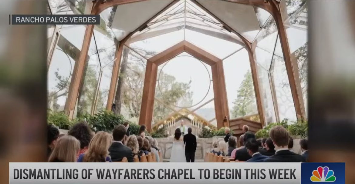 Dismantling of Famous Glass Church in Rancho Palos Verdes Nears Completion