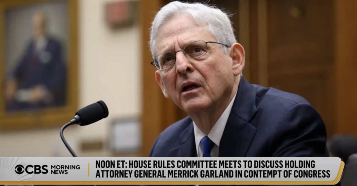 House Rules Committee Debates Contempt Resolution Against AG Garland