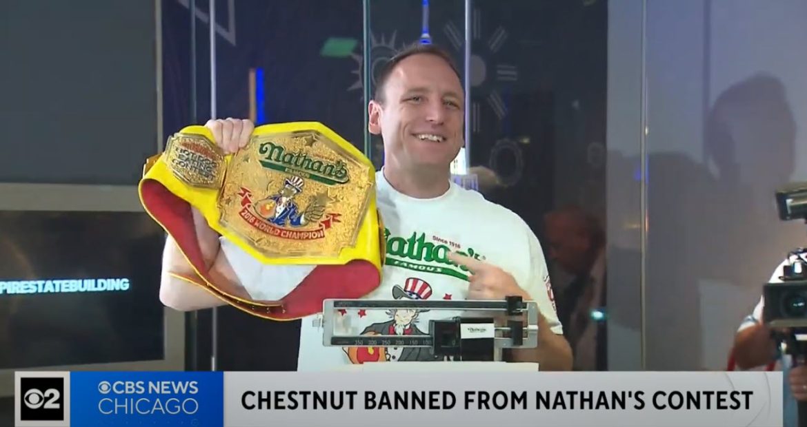 Joey Chestnut Reacts to Ban from Nathan's Hot Dog Eating Contest