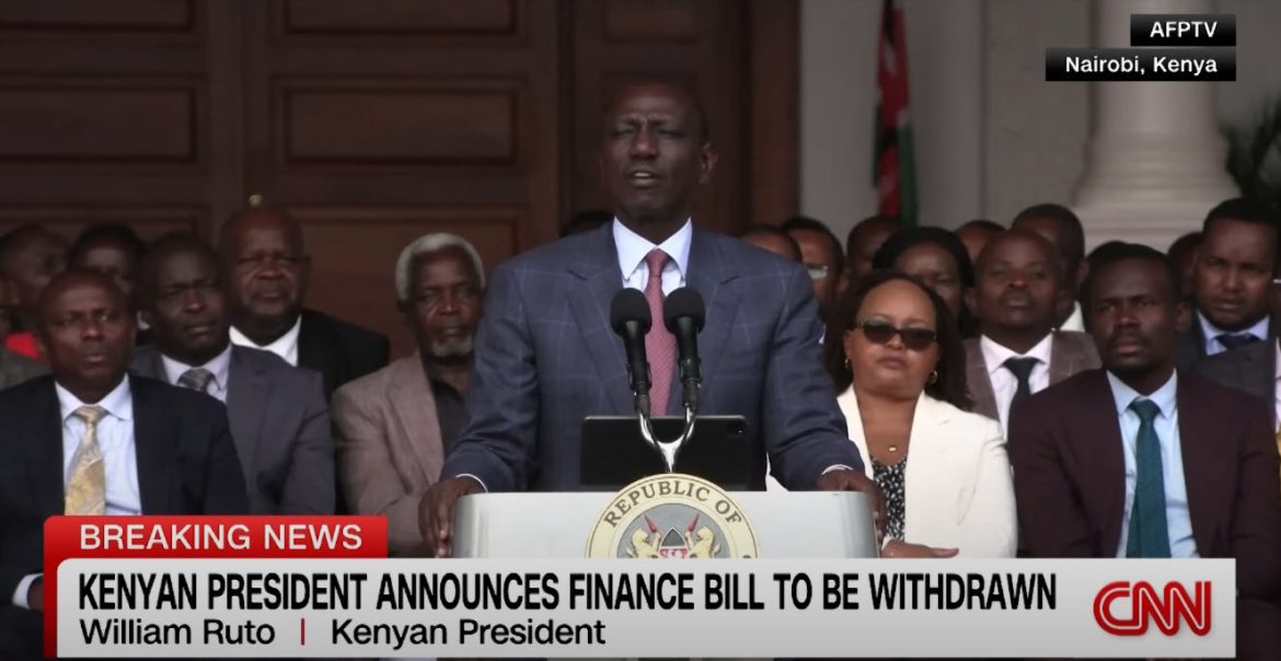 Kenyan President Withdraws Controversial Finance Bill Following Deadly Protests