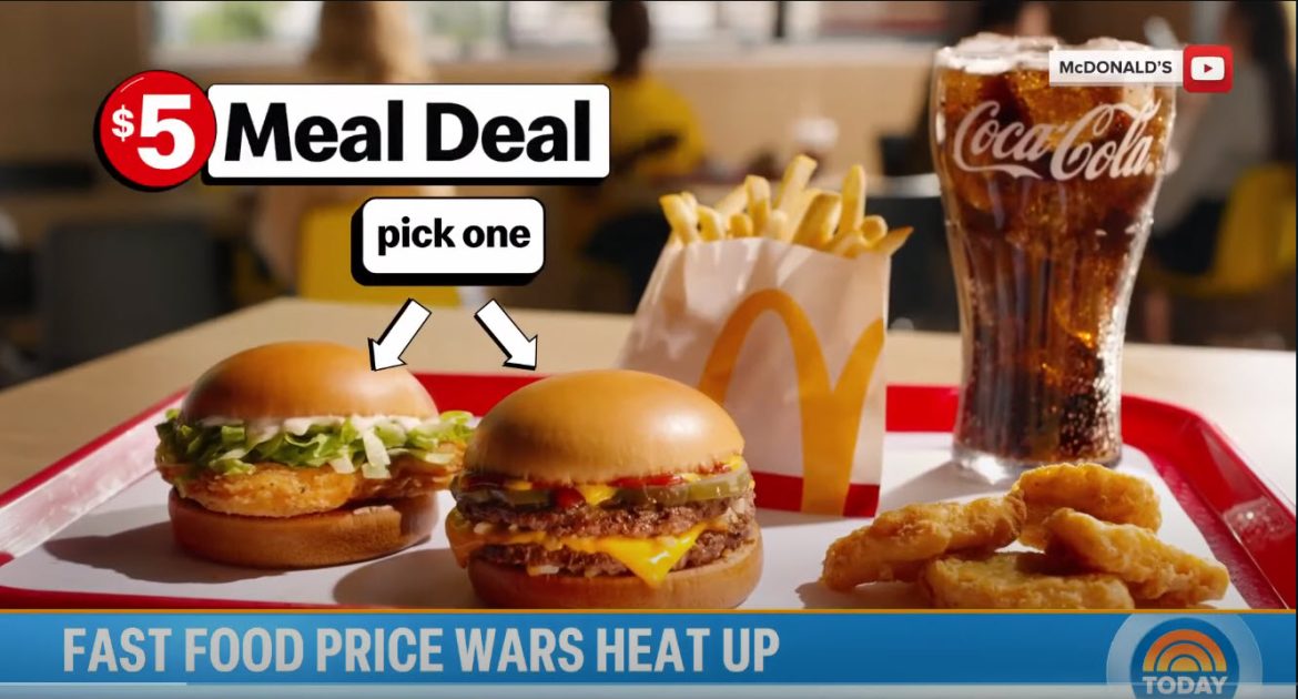 McDonald's Brings Back Popular Five-Dollar Meal Amid Inflation Concerns