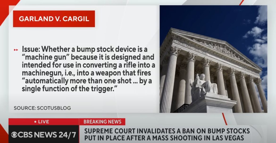 Supreme Court Invalidates Ban on Bump Stocks Enacted After Las Vegas Mass Shooting