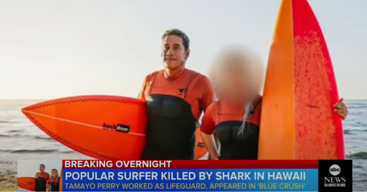 Surfing Icon Tamayo Perry Dies in Shark Attack Off Oahu
