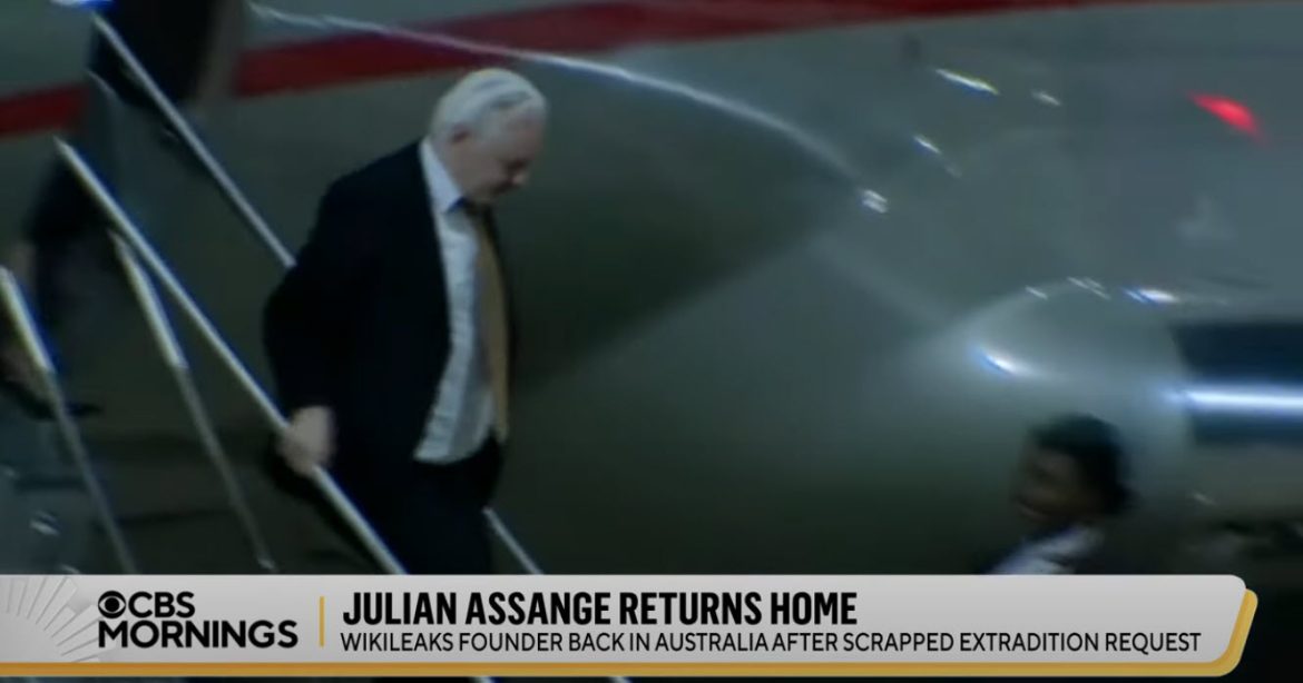 WikiLeaks Founder Julian Assange Returns to Australia After Plea Deal