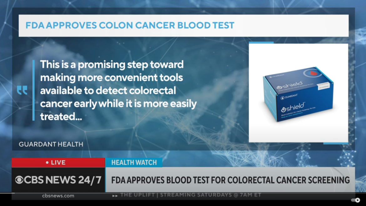 FDA Approves Blood Test for Colorectal Cancer Screening