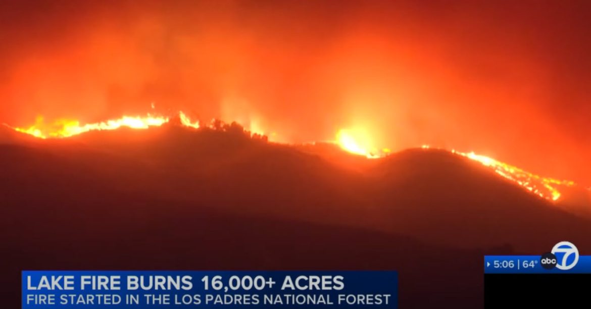 Heatwave Hinders Fire Fighting Efforts as Wildfire Threatens Michael Jackson's Neverland Ranch
