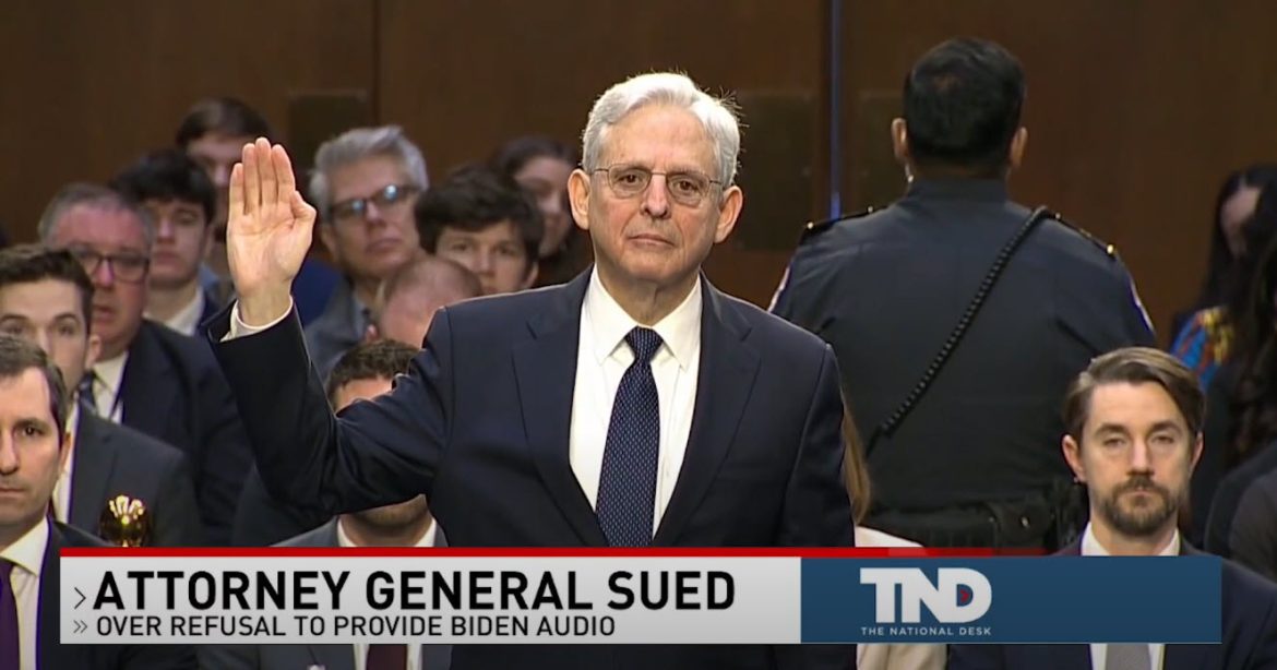 House Judiciary Committee Sues Attorney General Garland Over Biden Classified Documents Recordings