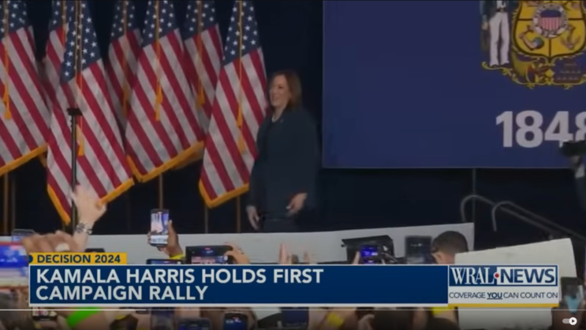 Kamala Harris Holds First Presidential Campaign Rally in Milwaukee