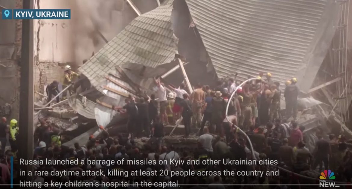 Kyiv Children's Hospital Hit by Russian Missile