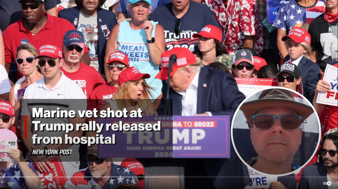 Marine Veteran David Dutch Discharged After Surviving Shooting at Trump Rally, Shooters Father Speaks Publically