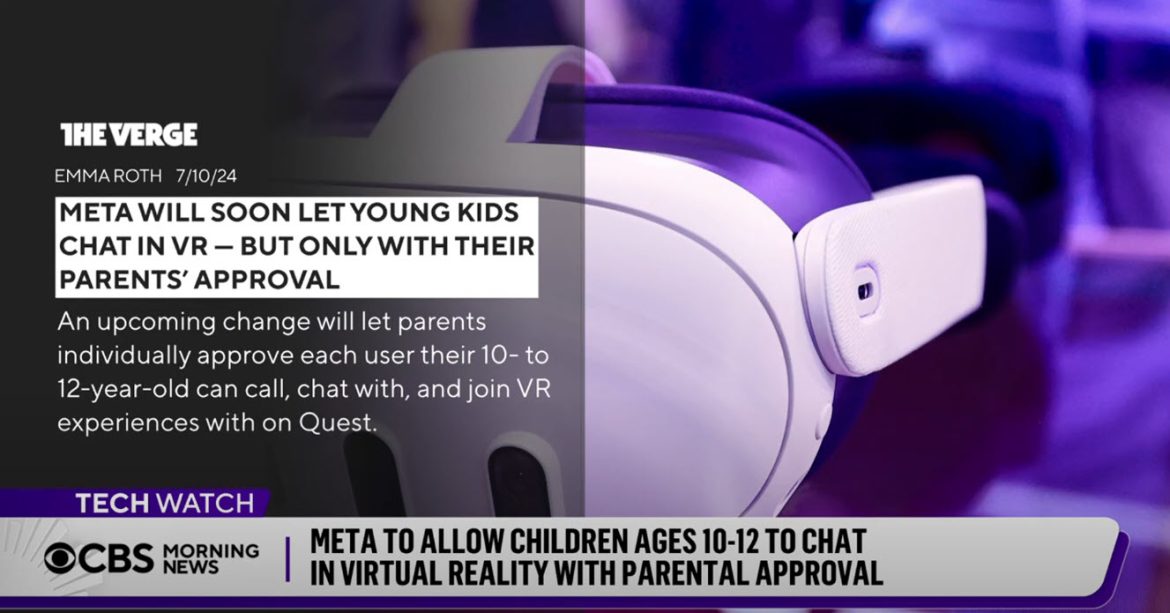 Meta to Allow Kids Aged 10-12 to Use VR Chat with Parental Approval