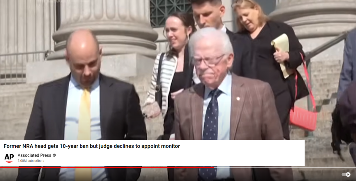 NYC Judge Issues 10-Year Ban on Former NRA Head Holding Paid Position