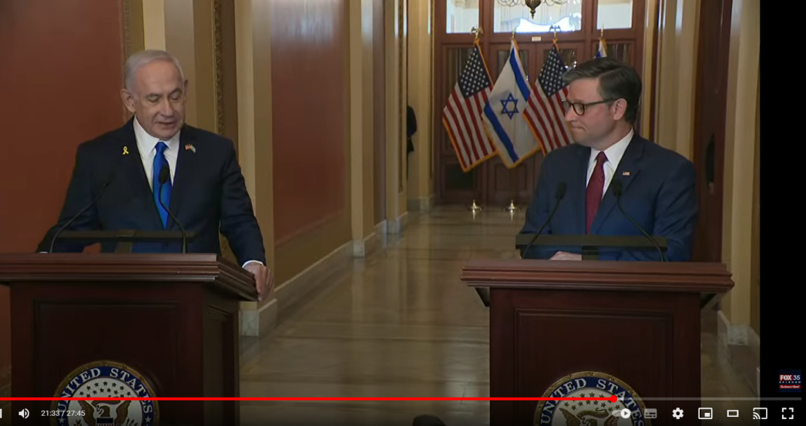 Netanyahu & Johnson Meet in Washington as Biden and Harris Plan Separate Meetings with Israeli Leader
