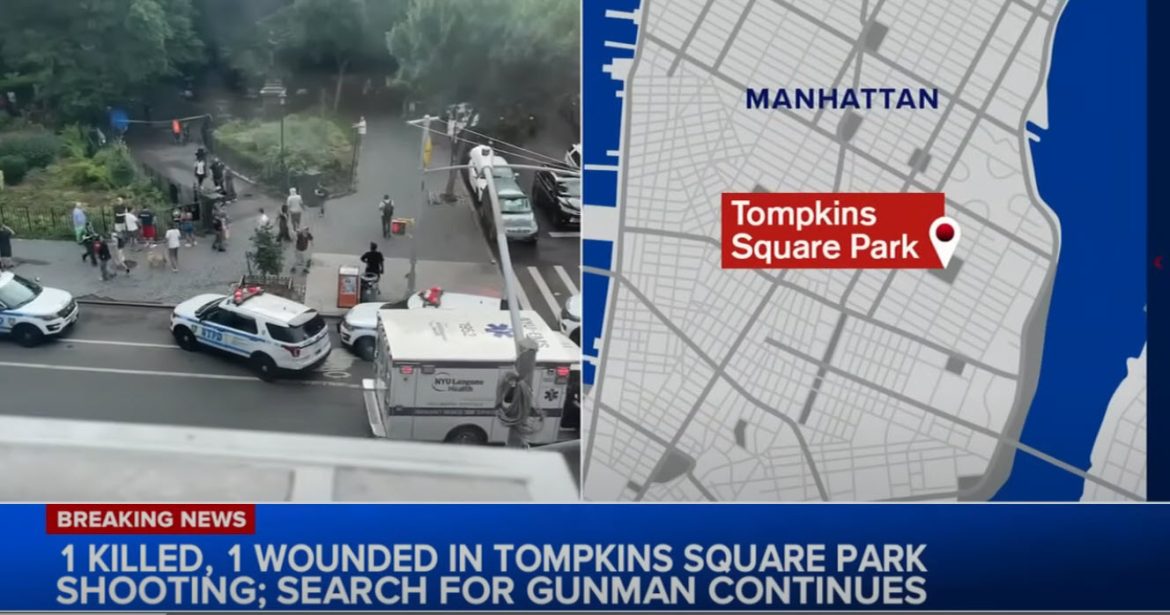 One Killed, One Injured in Tompkins Square Park Shooting; Gunman at Large