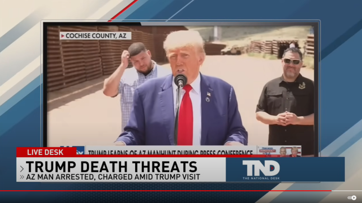Arizona Law Enforcement Intensifies Search for Man Who Threatened Trump Ahead of Border Speech
