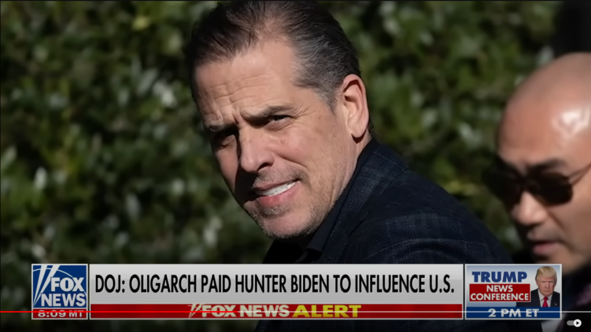 DOJ Alleges Romanian Oligarch Paid Hunter Biden to Influence US Policy
