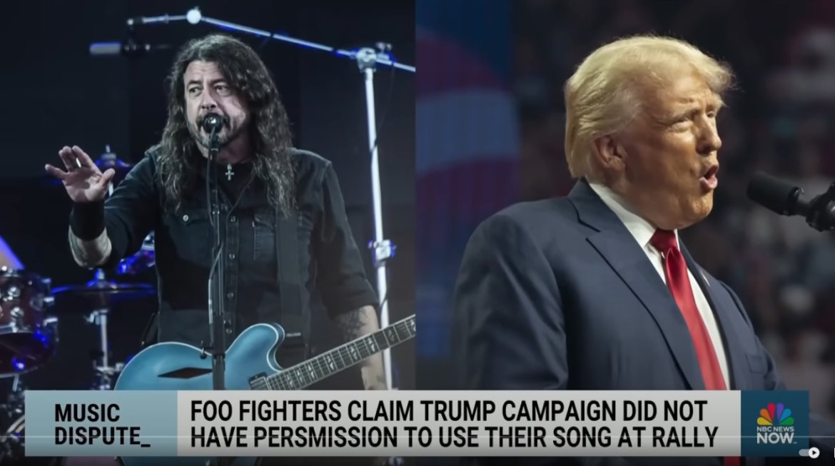 Foo Fighters and Trump Campaign Clash Over Unauthorized Song Use