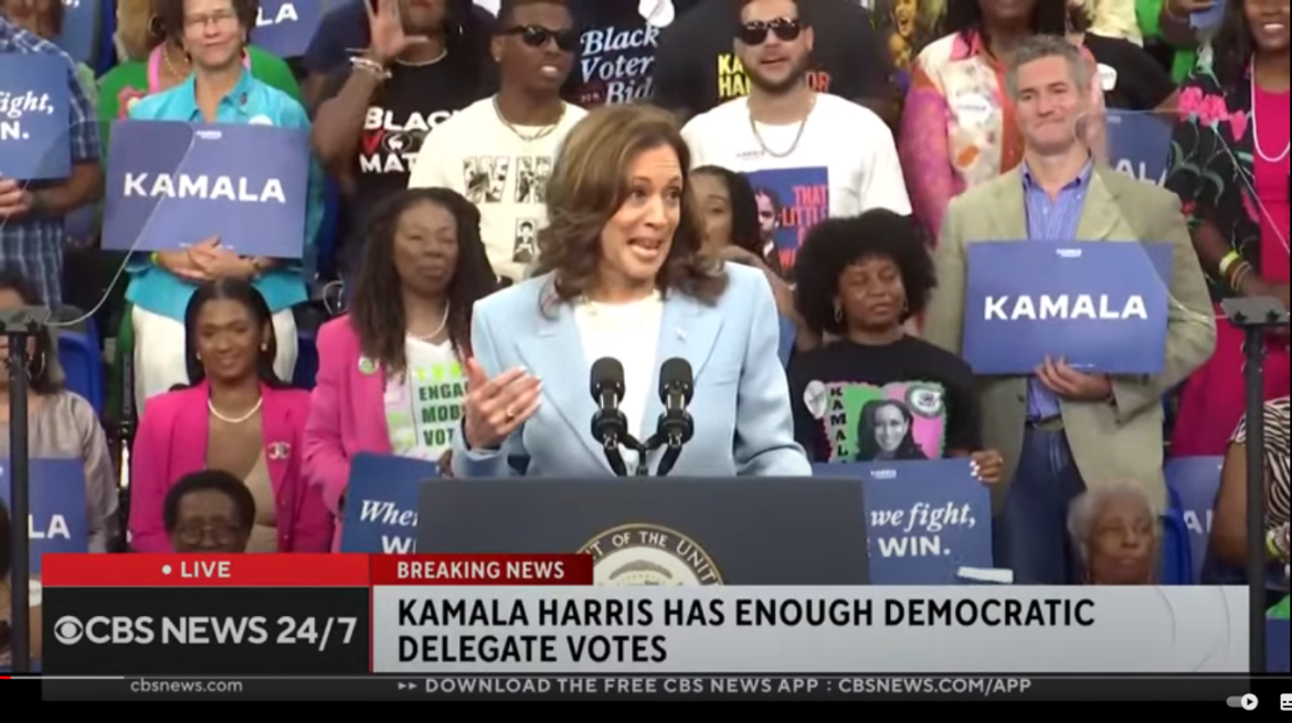Kamala Harris Officially Becomes Democratic Nominee for President
