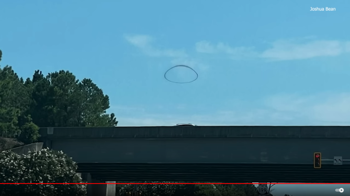 Mysterious Black Ring Appears in Virginia Sky, Puzzling Residents