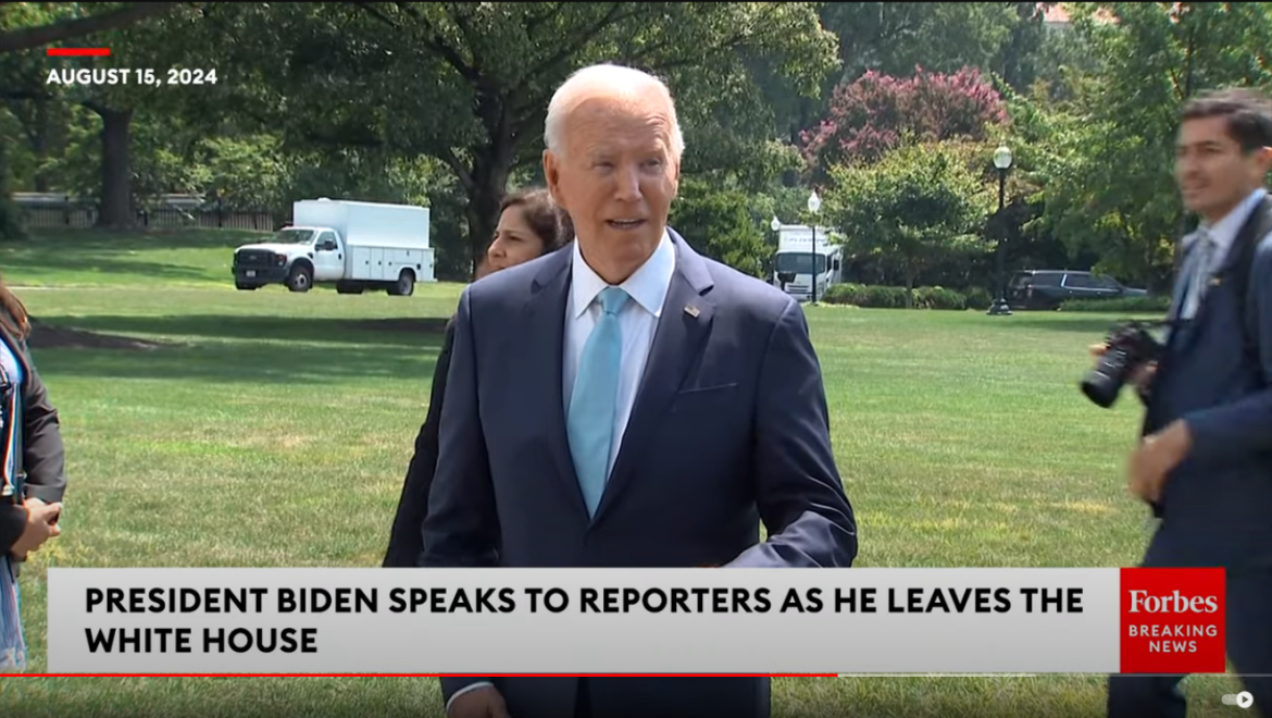 President Biden Affirms Kamala Harris Will Not Break from White House Policies in Presidential Run