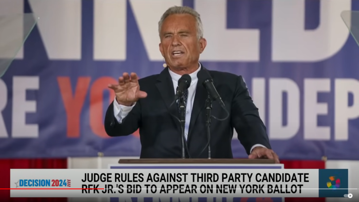 RFK Jr. Appeals New York Ballot Ruling, Citing Residency Dispute