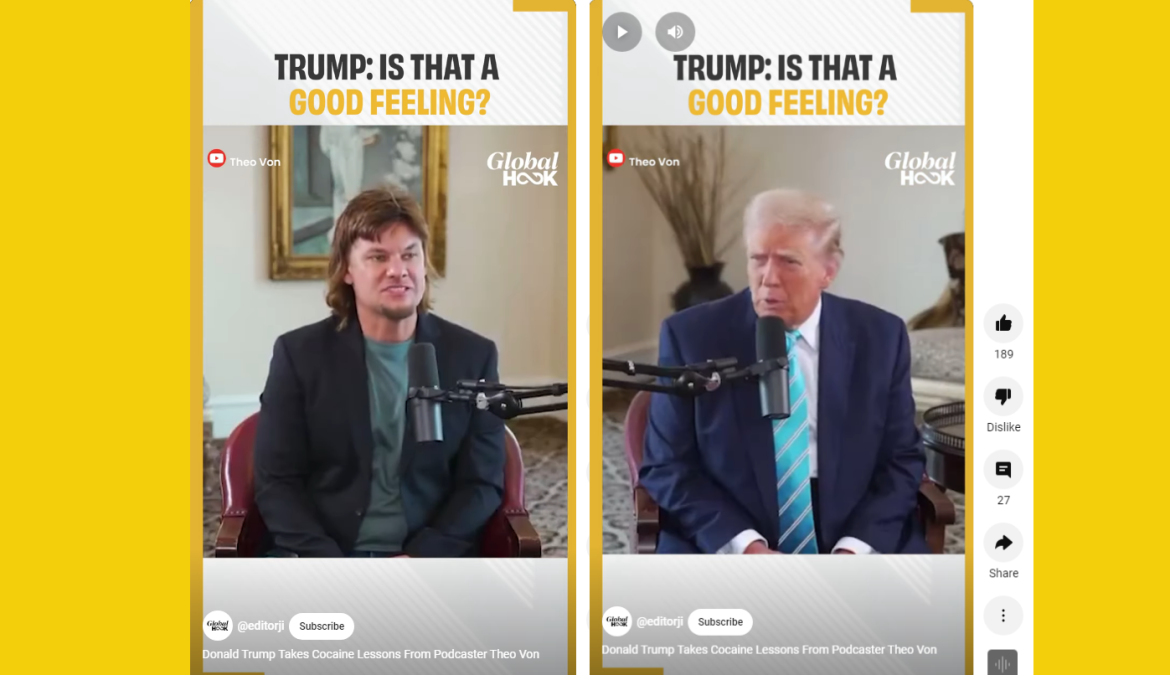 Trump Questions Theo Von About Cocaine Addiction in Candid Podcast Interview