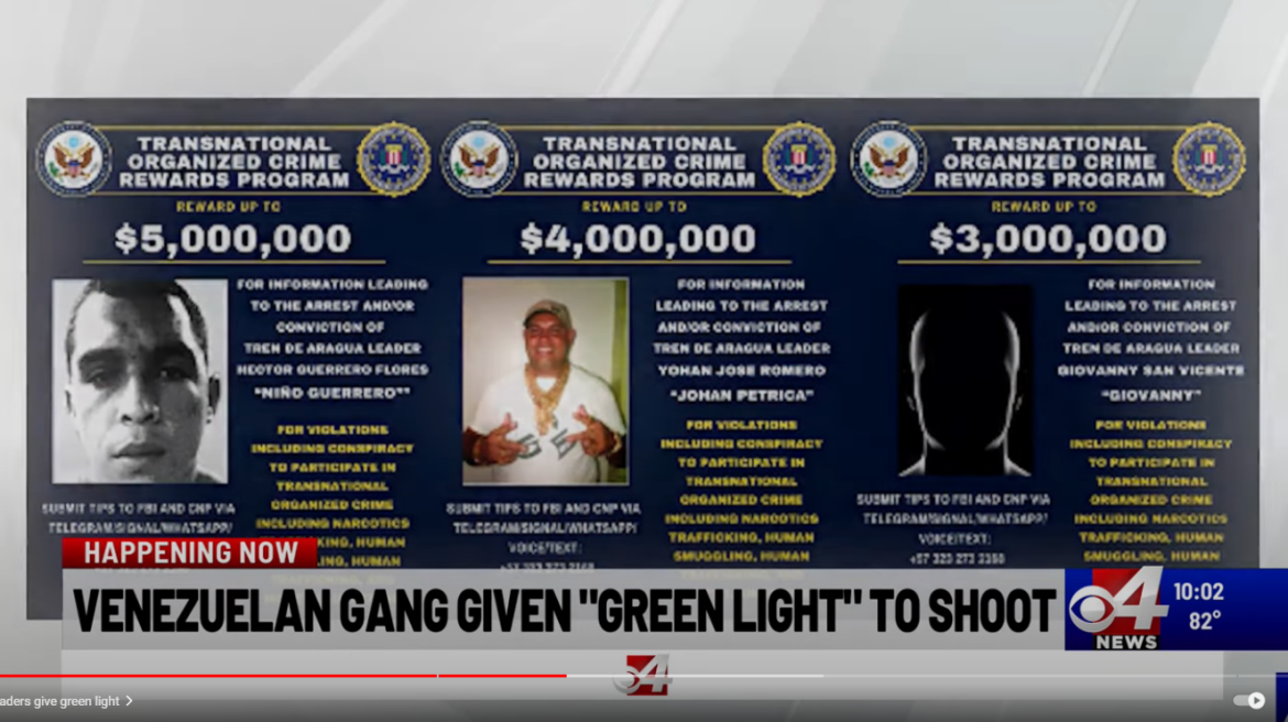 Warning Issued Over Ultra-Violent Venezuelan Border Gang Targeting U.S. Law Enforcement