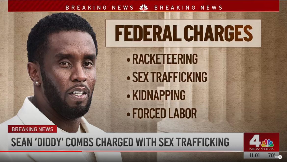 Federal Indictment Unsealed Against Sean ‘Diddy’ Combs on Racketeering and Sex Trafficking Charges