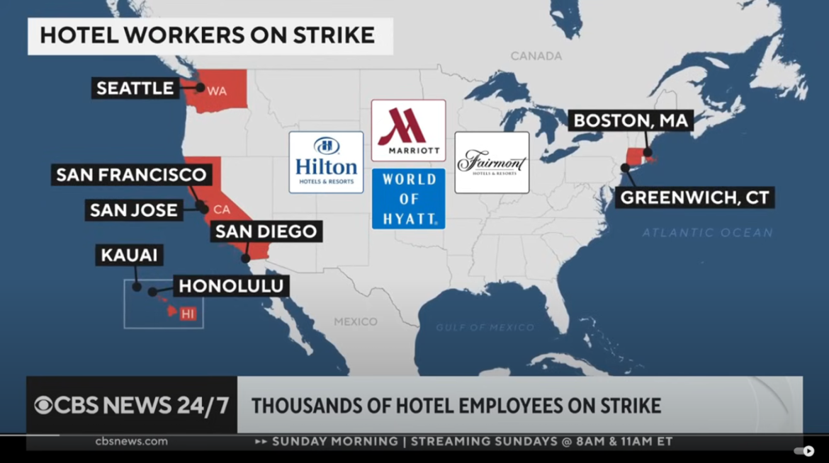 Hotel Workers Threaten Expanded Strike as Contract Talks Stall