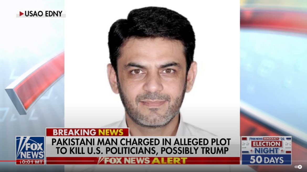 Pakistani Man Charged in Alleged Plot to Kill Trump and Other Politicians Faces Life Sentence