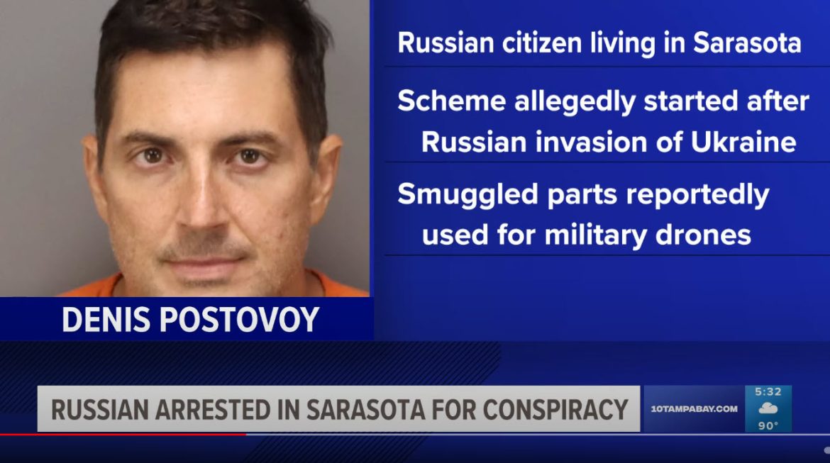 Russian Man Living in Florida Charged With Conspiracy to Defraud U.S. by Exporting Military Technology