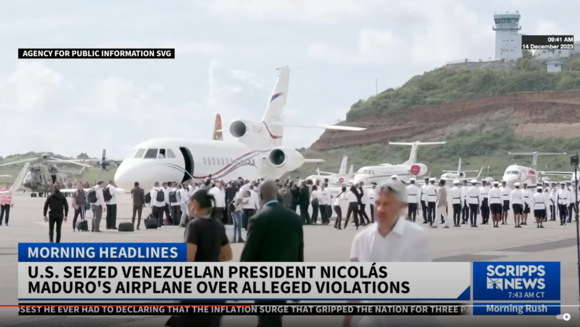 Tensions Escalate After U.S. Seizes Venezuelan President Nicolás Maduro’s Luxury Jet