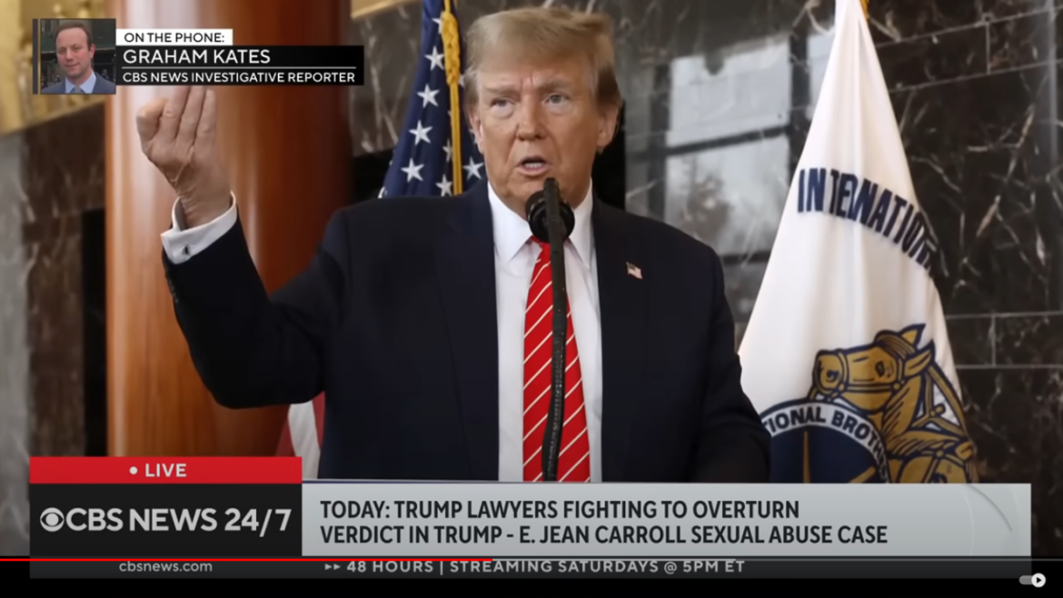 Trump Appeals E. Jean Carroll Verdict, Seeks to Overturn $5 Million Judgment