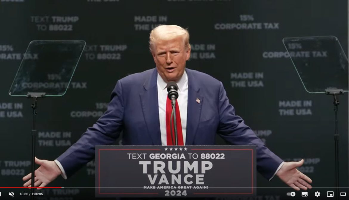 Trump Outlines Economic Vision in Savannah, Pledges Job Creation and Energy Expansion