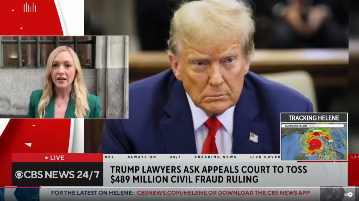Trump’s Lawyers Seek to Overturn $489 Million Civil Fraud Verdict in NY Appeals Court