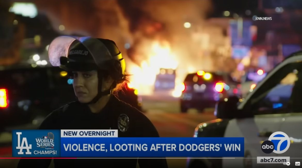Celebrations Turn Chaotic as Violence and Looting Erupt in LA After Dodgers’ World Series Win