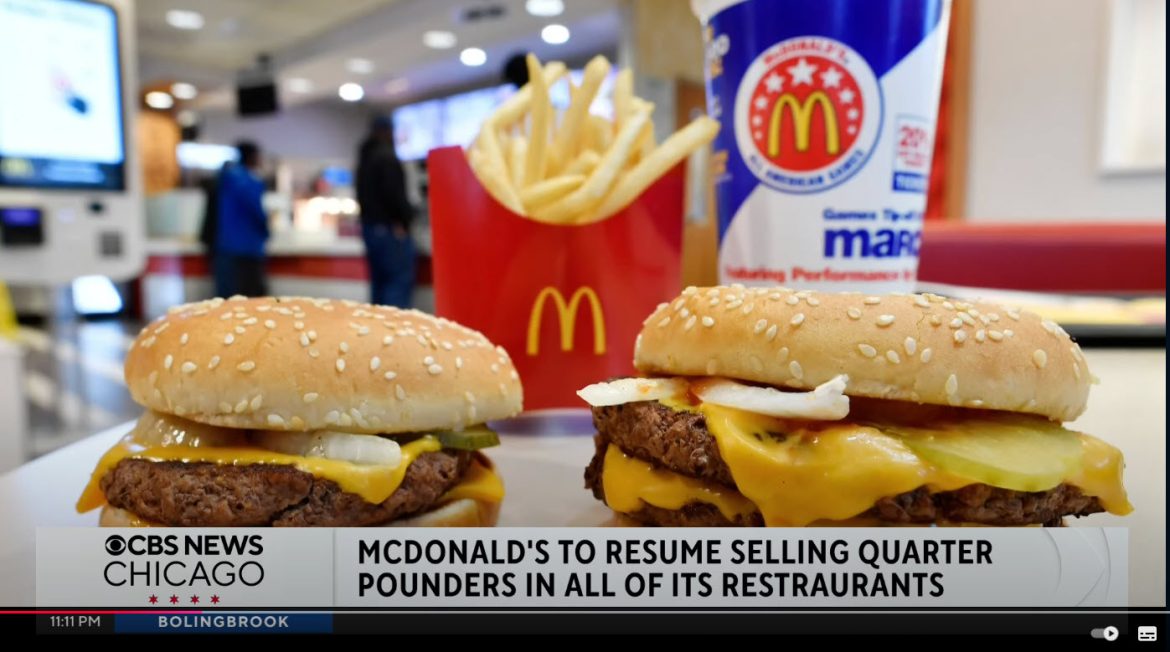 McDonald’s to Resume Quarter Pounder Sales Nationwide After E. Coli Outbreak