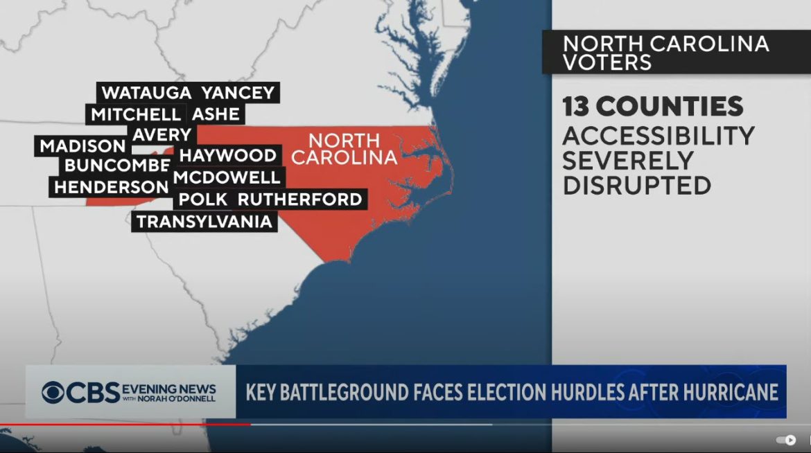 North Carolina Election Officials Concerned Over Hurricane Helene's Impact on Voting