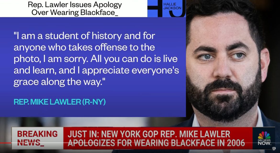 Photos Surface of Rep. Mike Lawler in Blackface from College Halloween Party